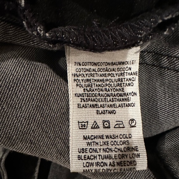 Free People Flare Denim Overalls Bell Bottom Stretch Retro 70s Boho Jumpsuit 27 - Picture 6 of 7